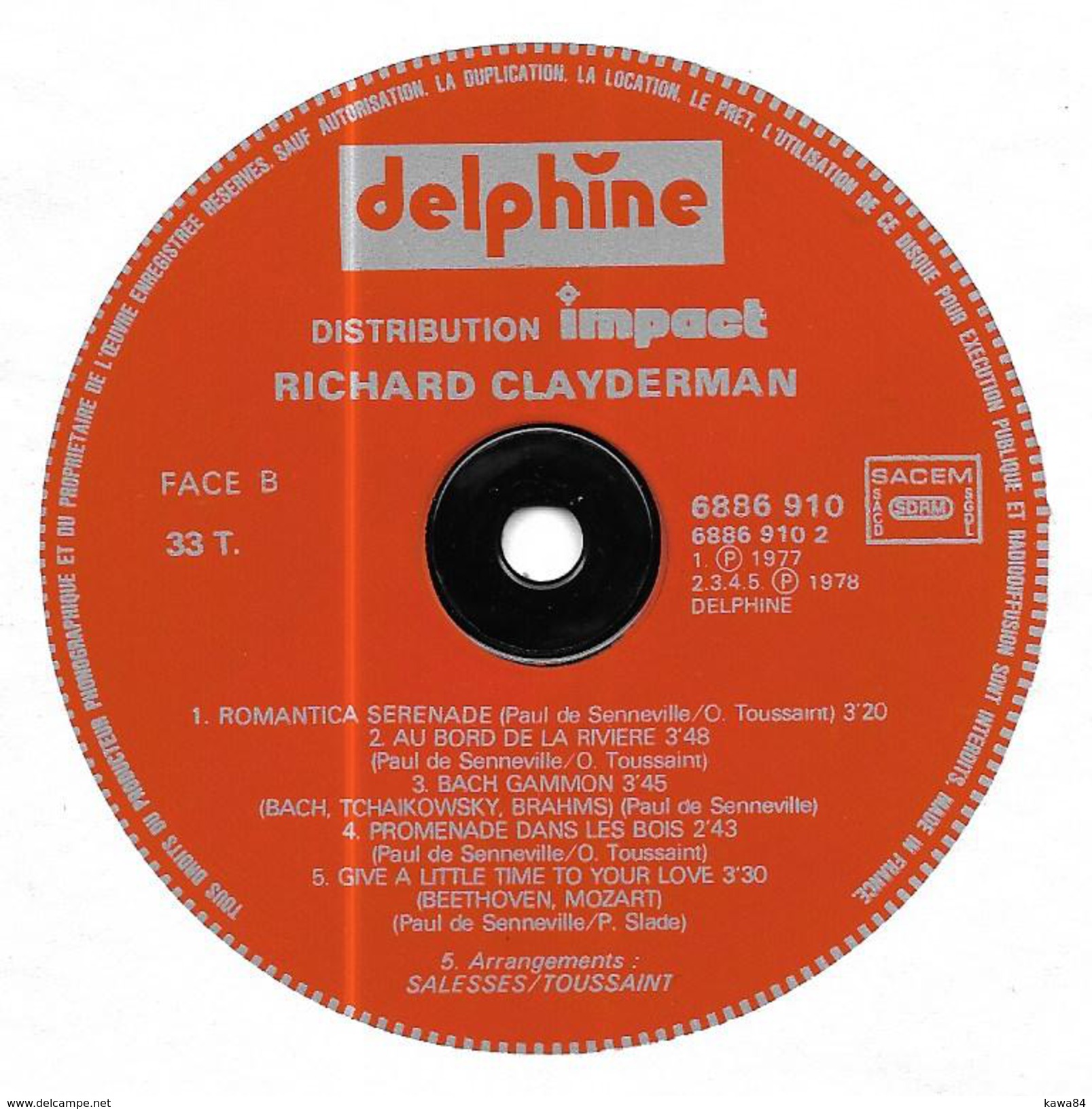 2 LP 33 RPM (12")  Richard Clayderman  "  Fleurs Sauvages  " - Other - French Music