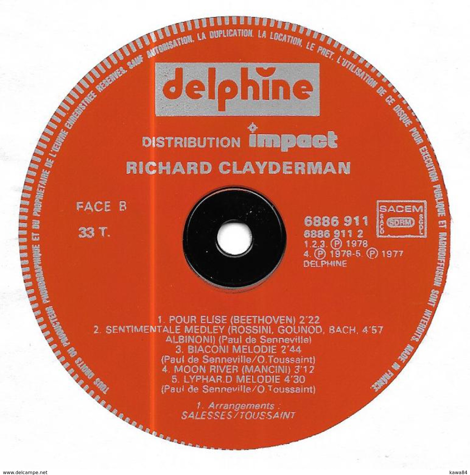 2 LP 33 RPM (12")  Richard Clayderman  "  Fleurs Sauvages  " - Other - French Music