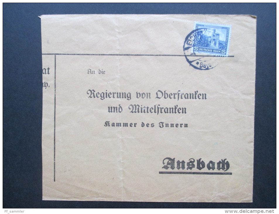DR 1932 Nr. 477 Einfachfrankatur. Deutsche Nothilfe. Burgen Und Schlösser. Regierung Von Mittelfranken - Briefe U. Dokumente