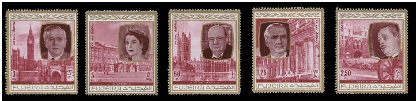 Fujeira (United Arab Emirates), Set Of 5 (1970) British History, Mint Never Hinged - Fujeira