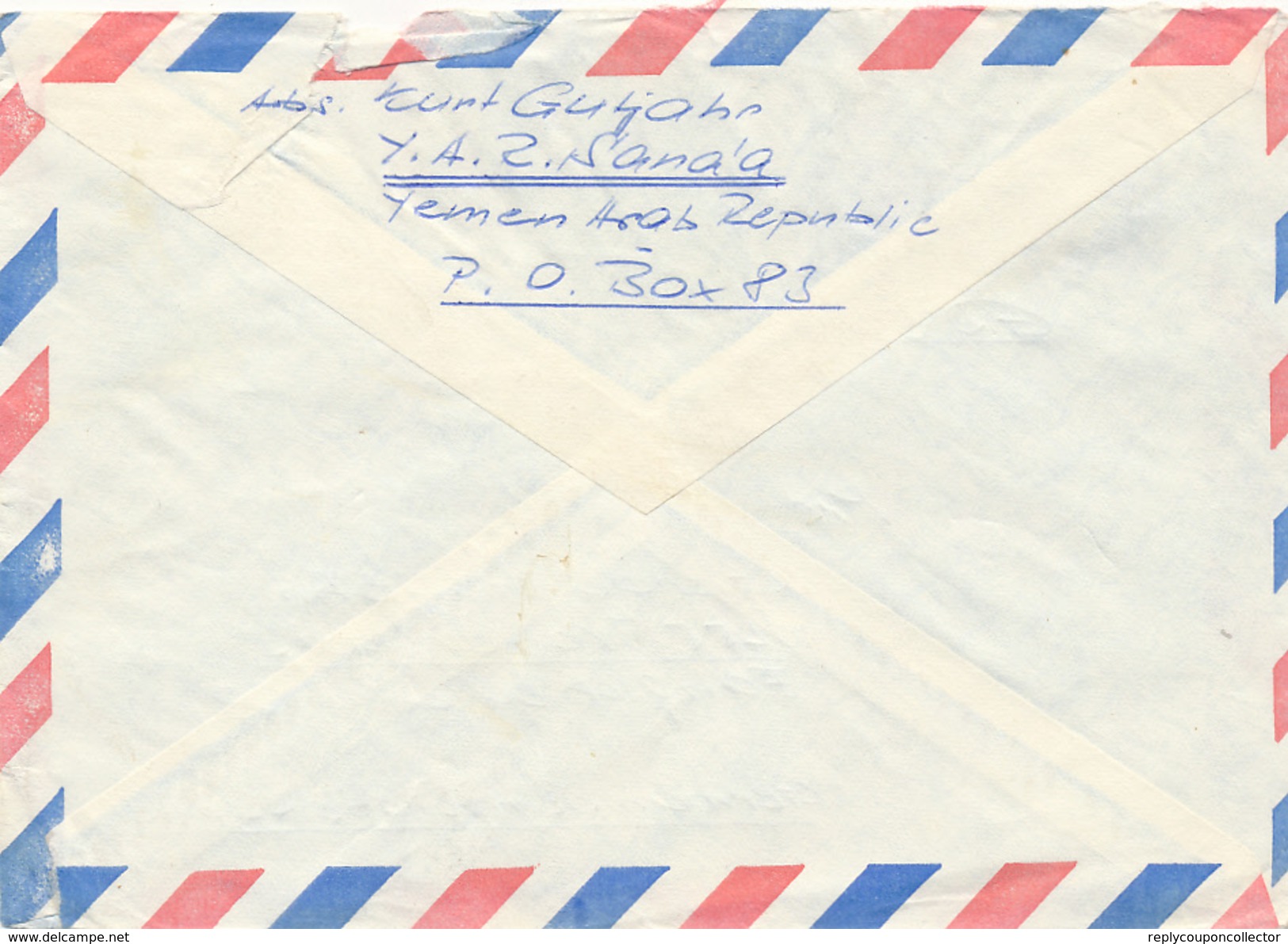 SANAA - 1971 , Letter To Woltersdorf / DDR - Yemen