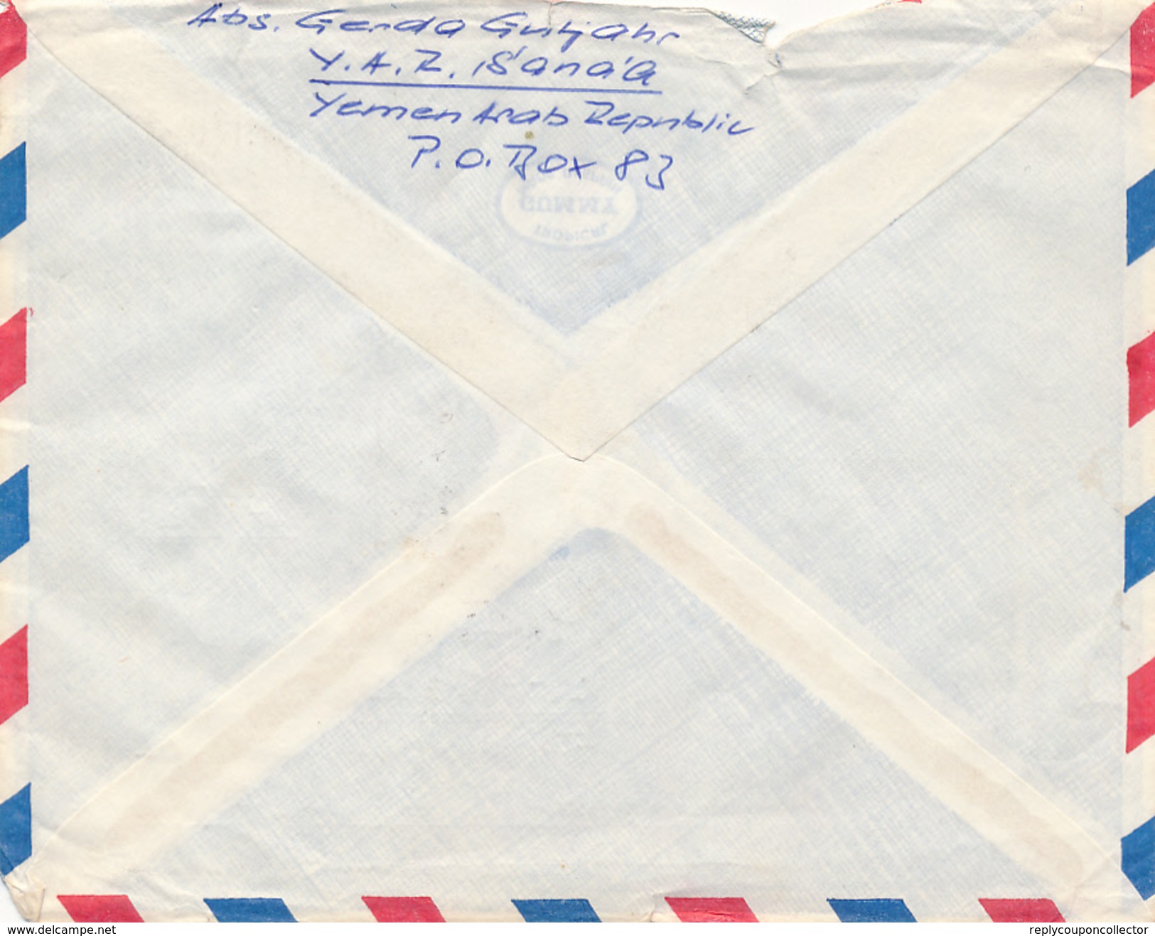 SANAA - 1971 ,  Letter To Woltersdorf / DDR - Yemen