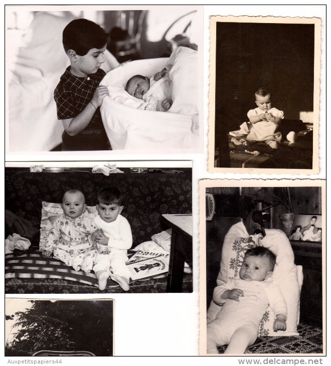 Gros Lot de 120 Photos Sympa sur le thème Nouveaux nés et Tout jeunes bébés avec et sans légendes de 1900 à 1960