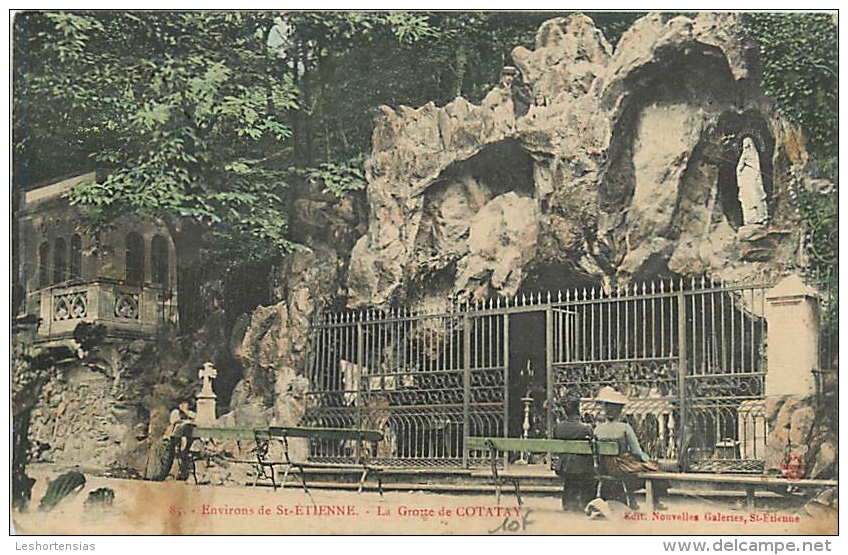 ENVIRONS DE ST ETIENNE GROTTE DE COTATAY ANIMEE - Le Chambon Feugerolles