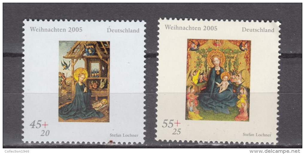 Germany Deutschland 2005,2V,set,christmas,kerstmis,weihnachten,noël,navidad,natale,MNH/Postfris(A2773) - Kerstmis