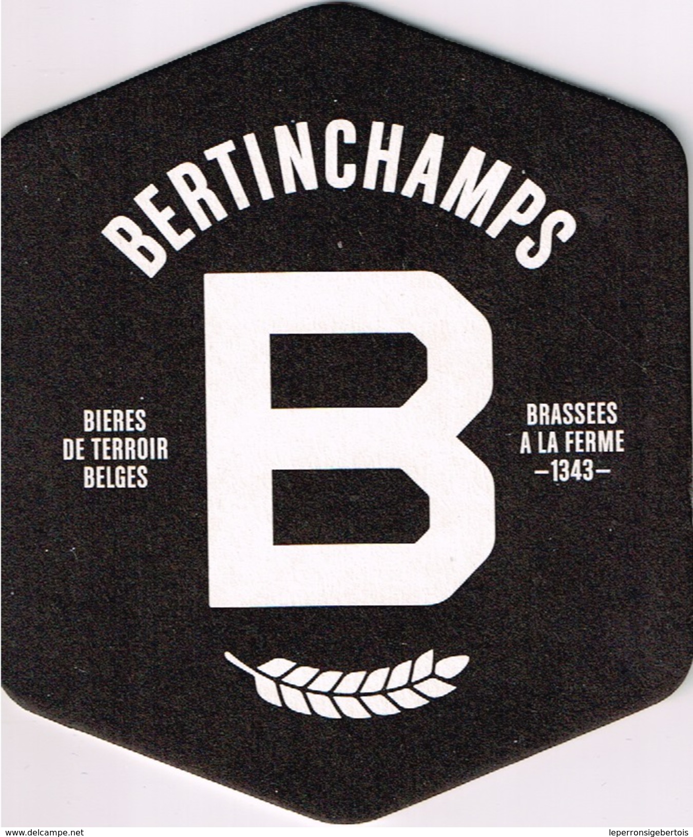 Sous-bock Brasserie Bertinchamps - Bières De Terroir Belges - Sous-bocks