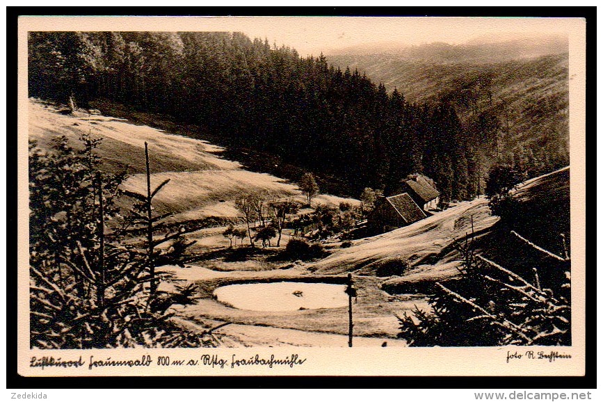 6681 - Alte Foto Ansichtskarte - Frauenwald Am Rennsteig - Fraubachmühle Mühle - N. Gel.  Bechstein - TOP - Schmiedefeld