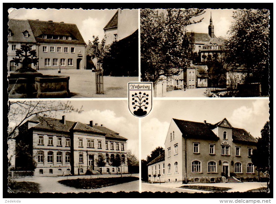 6689 - Alte MBK Ansichtskarte - Weißenberg Bautzen - HOG Gaststätte Stern Volkshaus Oberschule - Steudtner - Bautzen