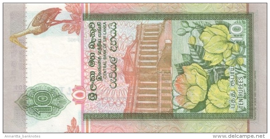 SRI LANKA 10 RUPEES 1.7.2004 P-115c UNC  [ LK114d ] - Sri Lanka