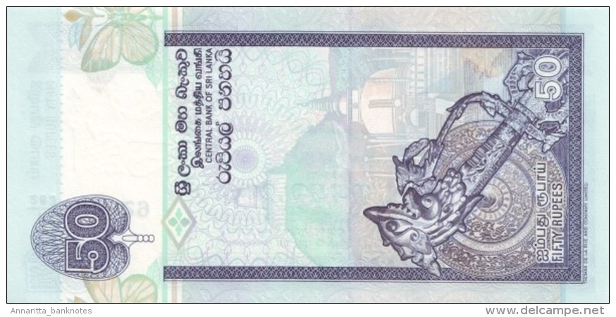 SRI LANKA 50 RUPEES 3.7.2006 P-117e UNC  [ LK116f ] - Sri Lanka