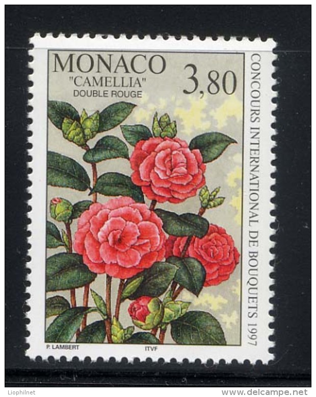 MONACO 1996, Yv. 2078, FLEUR, CAMELIA, 1 Valeur, Neuf / Mint. R1852 - Sonstige & Ohne Zuordnung