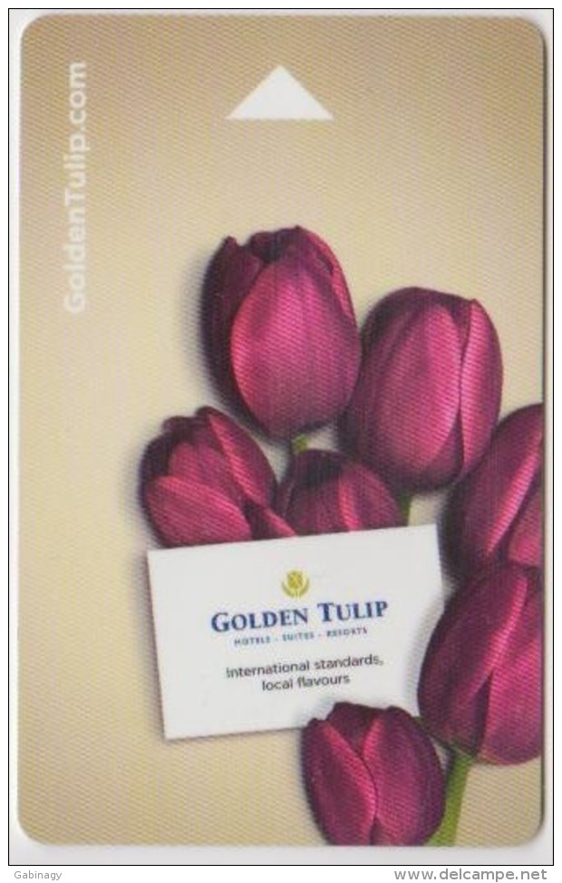 HOTEL KEYS - 1187 - GOLDEN TULIP - Hotel Keycards
