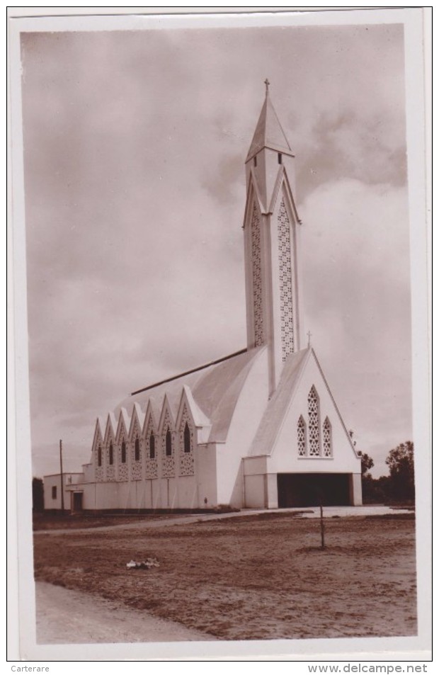 Afrique,afrika,africa,MAROC,MOROCCO,PORT LYAUTEY,Kénitra Sous Protectorat Français,rare,prés Rabat,eglise,temple - Rabat