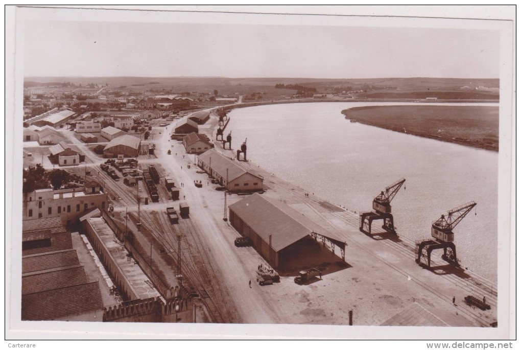 Afrique,afrika,africa,MAROC,MOROCCO,PORT LYAUTEY,Kénitra Sous Protectorat Français,rare,prés Rabat,oued - Rabat