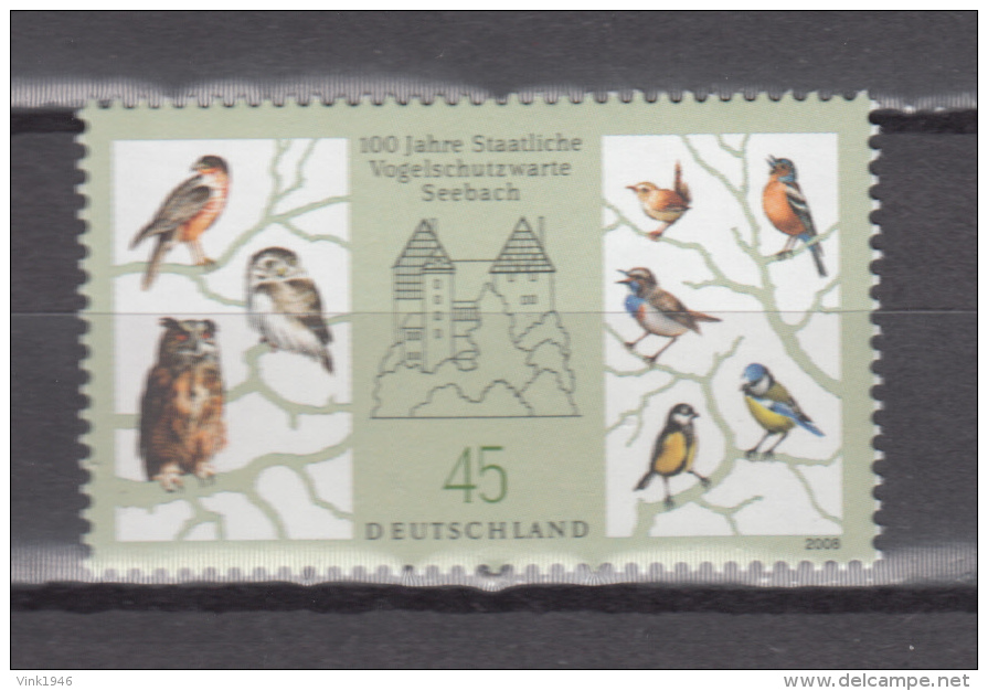 Germany Deutschland 2008,1V,birds,vogels,vögel,oiseaux,pajaros,uccelli,aves,,MNH/Postfris(A2780) - Andere & Zonder Classificatie