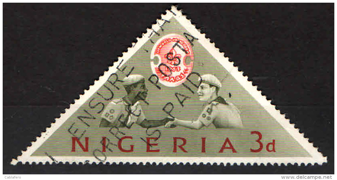 NIGERIA - 1963 - SCOUT - USATO - Nigeria (1961-...)