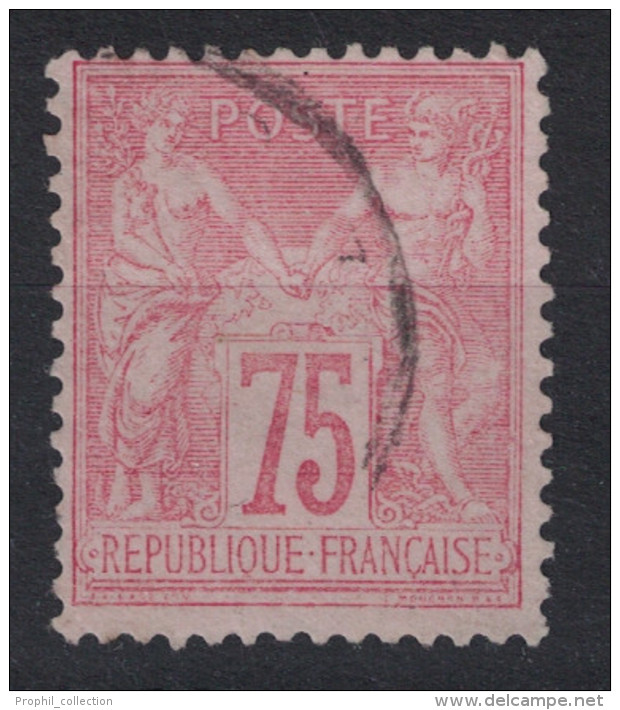 TB Sage N°81 OBLITERE Sans AUCUN DEFAUT Avec OBLITERATION LEGERE (COTE 125€) - 1876-1898 Sage (Type II)