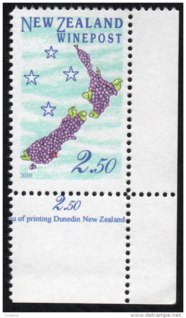 New Zealand Wine Post Land Of Grapes. - Other & Unclassified