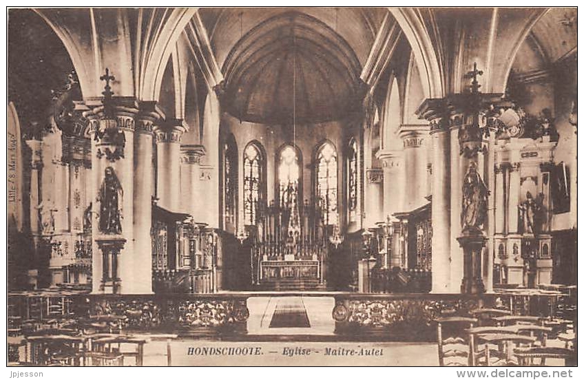 NORD  59   HONDSCHOOTE  EGLISE - MAITRE AUTEL - Hondshoote