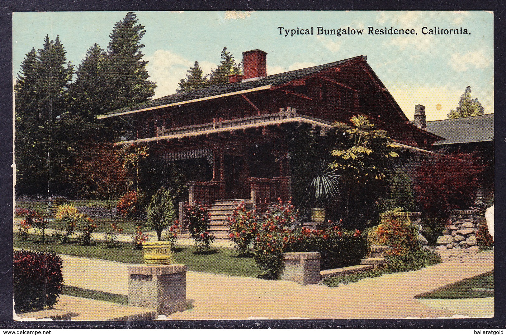 USA C1913 - Typical Bungalow Residence, California - Unused - Other & Unclassified