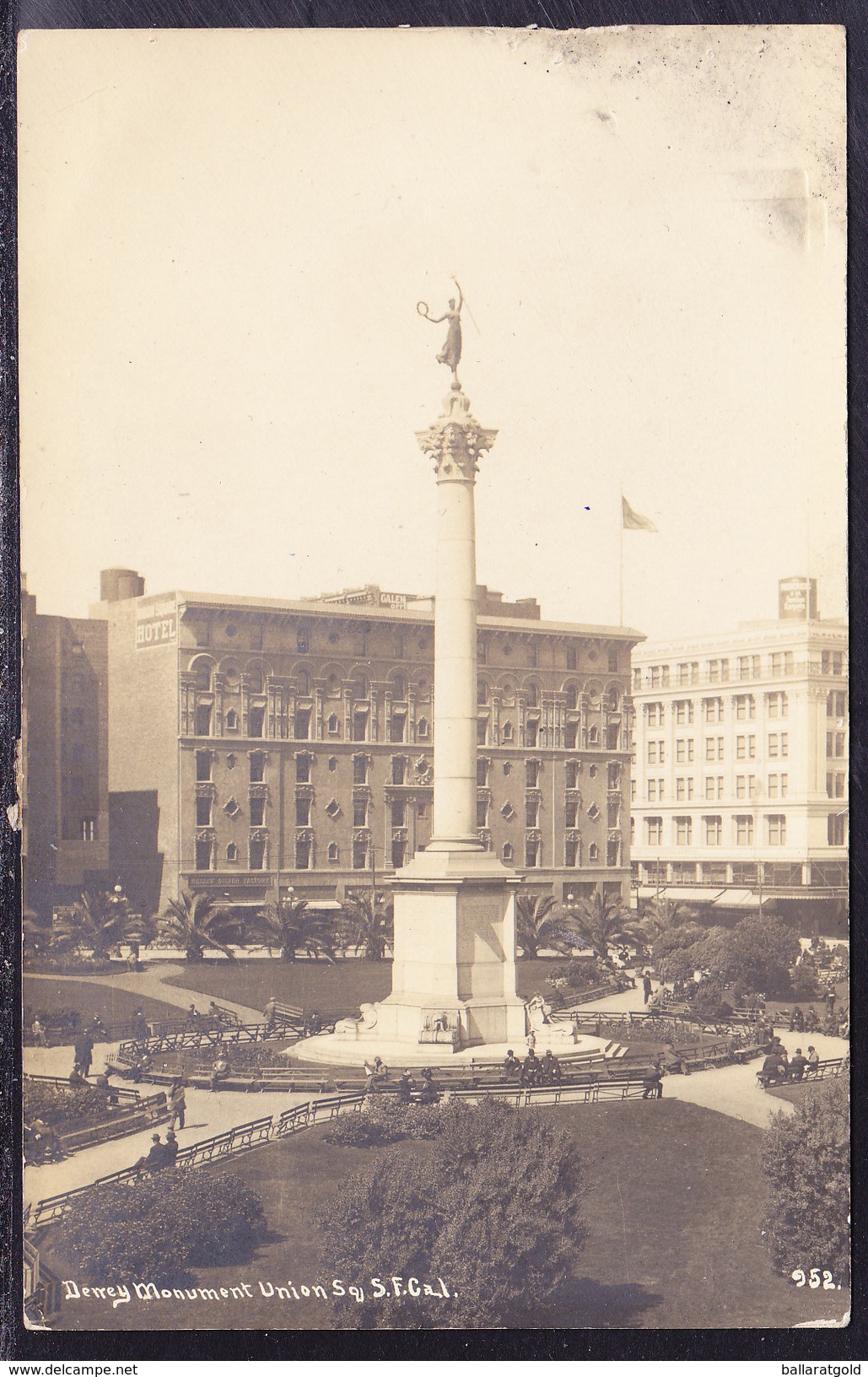 USA C1913 - Derrey Monument Union Square San Francisco California - Unused - San Francisco