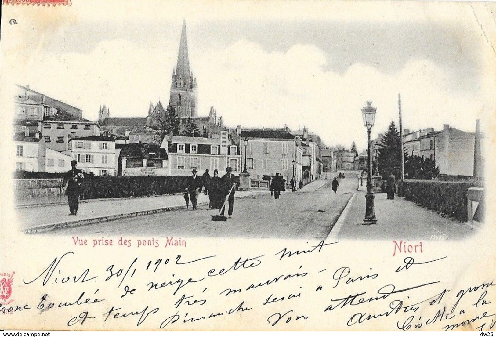 Niort (Deux-Sèvres) - Vue Prise Des Ponts Main - Carte Précurseur K.F. - Niort