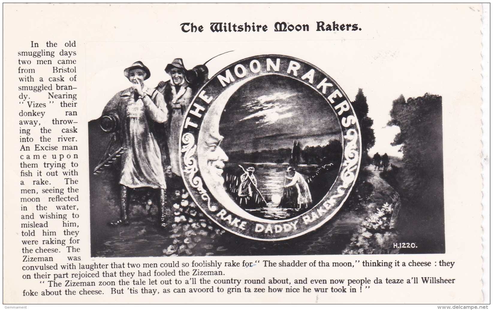 WILTSHIRE MOONRAKERS POSTCARD - Autres & Non Classés