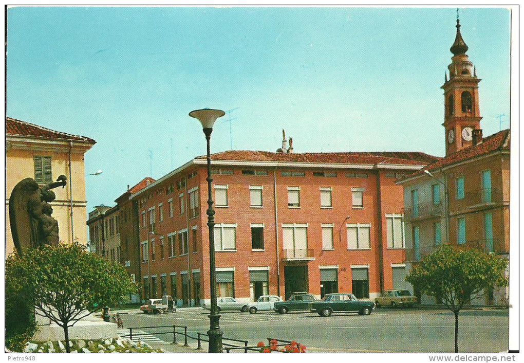 Cilavegna (Pavia, Lombardia) Piazza Garibaldi, Garibaldi Square, Place Garibaldi, Automobili E Ape, Cars - Pavia