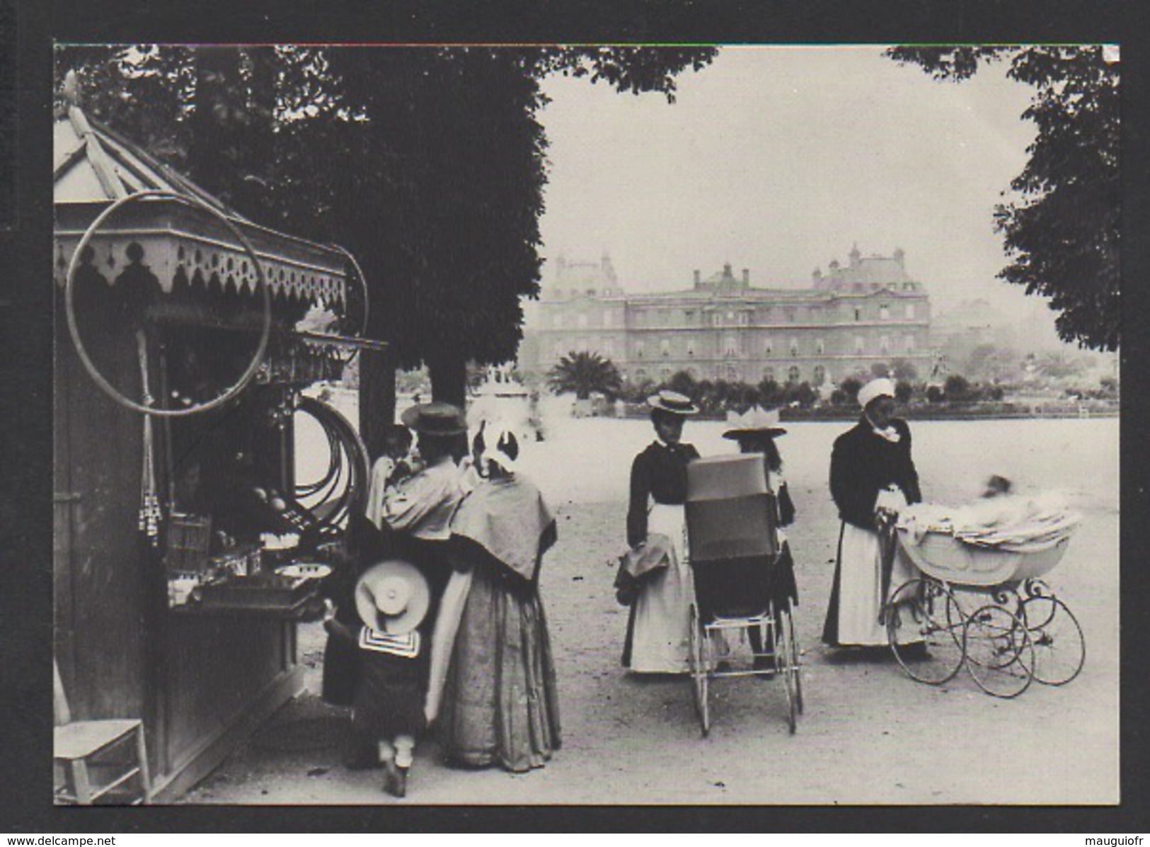 DF / 75 PARIS / EN 1900 NURSES AU JARDIN DU LUXEMBOURG - Parks, Gardens