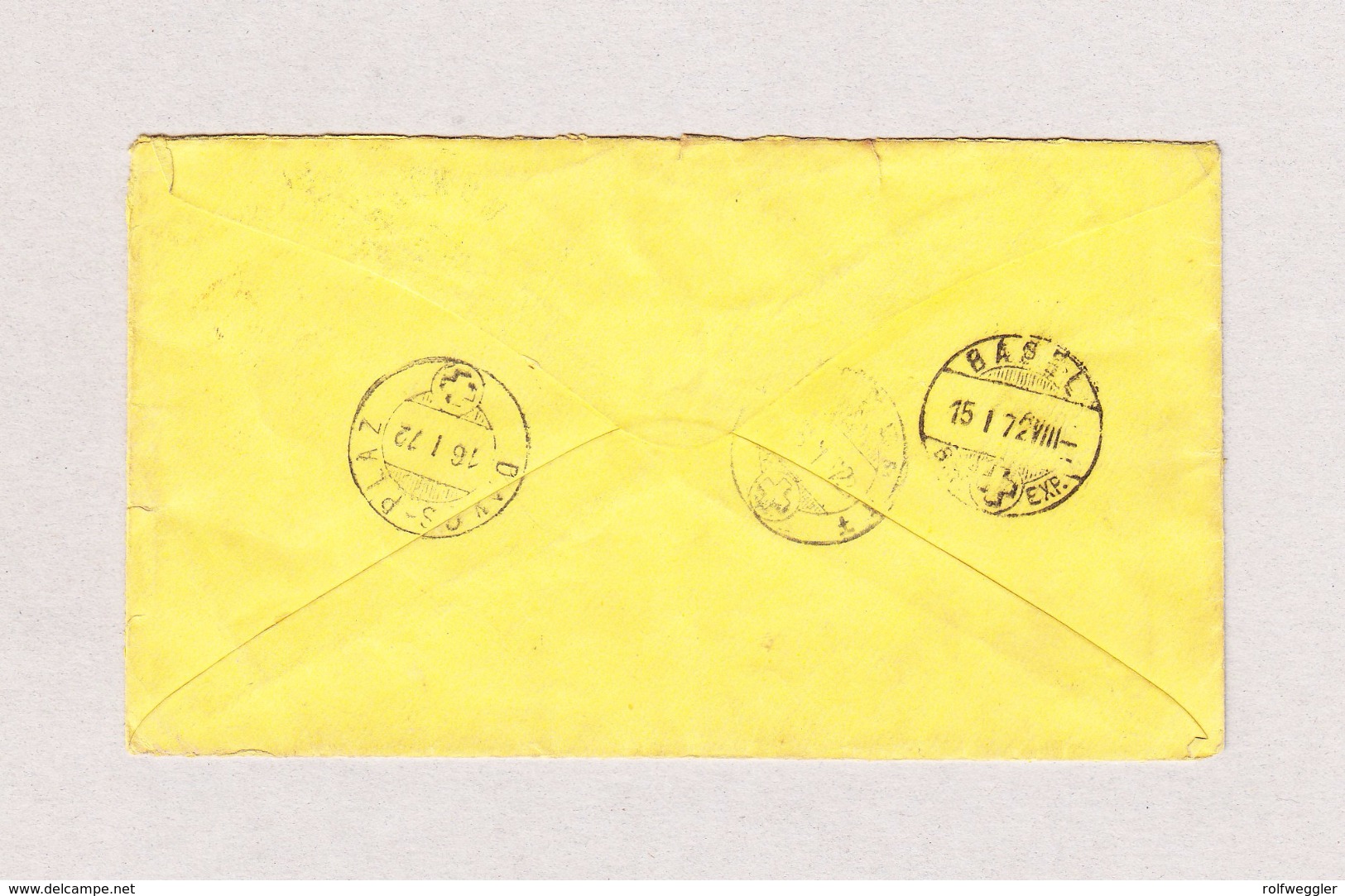 USA 1872 Brief Aus MONTICELLO, USA über New-York Nach Davos Mit 2c Braun (2) Und 6c Rot - Lettres & Documents
