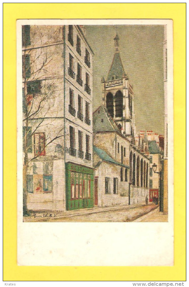 Postcard - Illustrators, Uttillo     (23430) - Utrillo