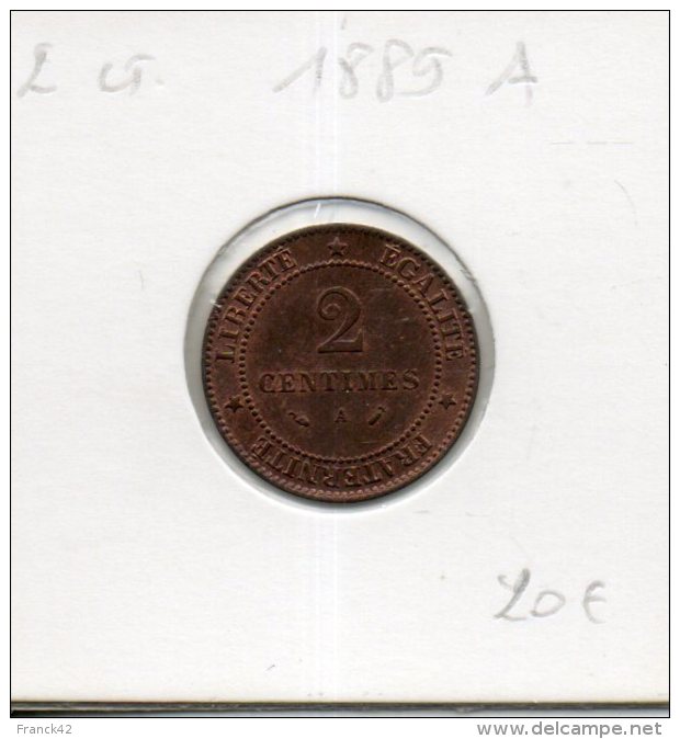 France. 2 Centimes Ceres 1889 A - 2 Centimes