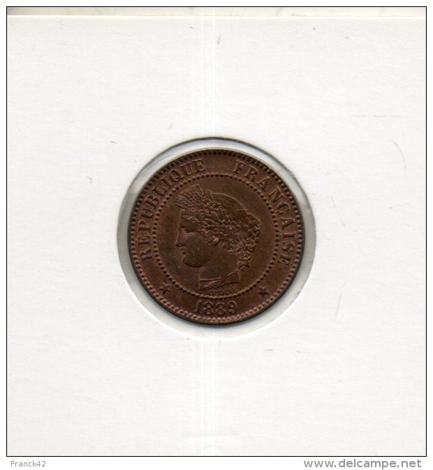 France. 2 Centimes Ceres 1889 A - 2 Centimes