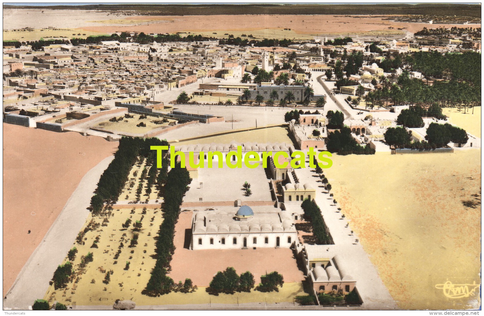 CPA PHOTO TOUGGOURT CONSTANTINE VUE AERIENNE - Scene & Tipi