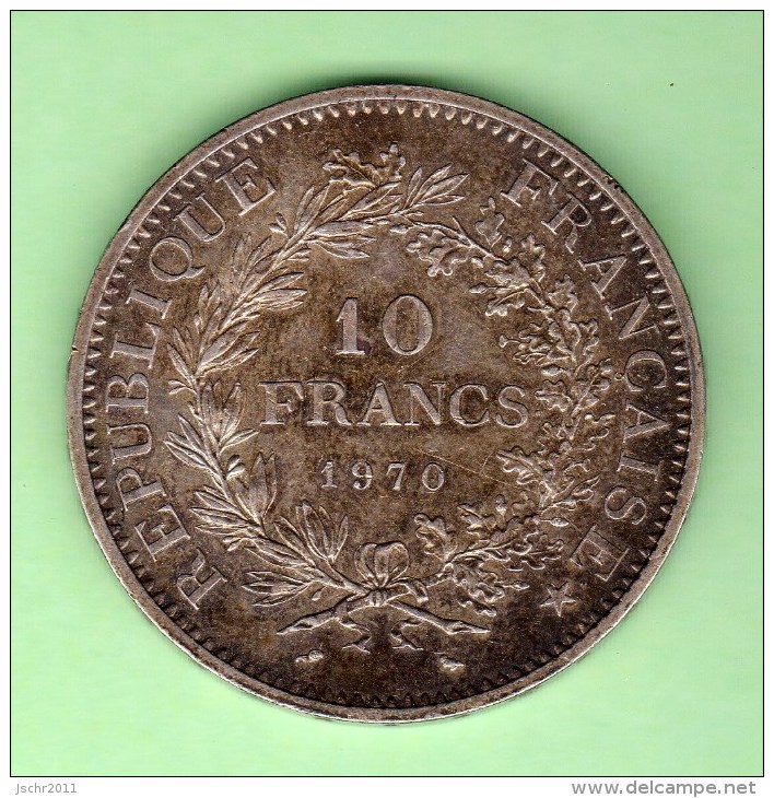 PIECE DE 10 FRANCS *** 1970 *** ARGENT *** Les Scans Representent La Piece En Vente *** - Autres & Non Classés