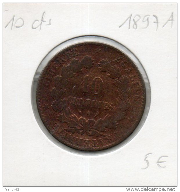 France. 10 Centimes Ceres 1897A - 10 Centimes