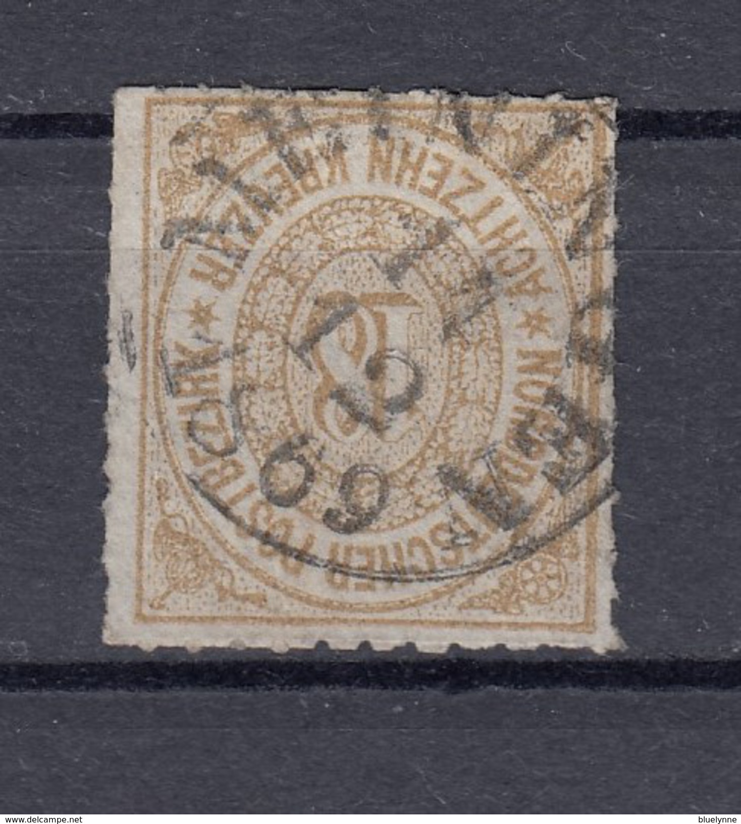 NDP Norddeutscher Postbezirk 18 Kr. Michel 11 1868 - "Meiningen"  1 Kreis - Sonstige & Ohne Zuordnung