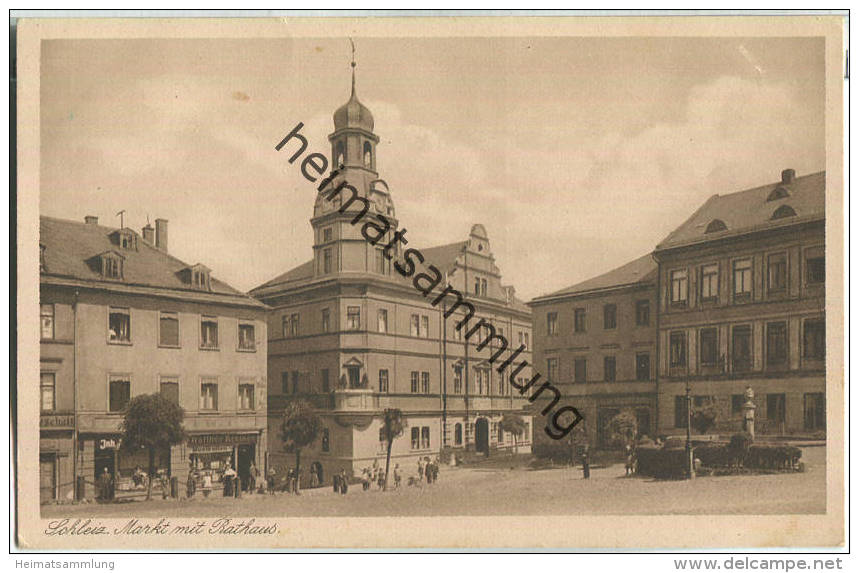 Schleiz - Markt Und Rathaus - Verlag P. König Lobenstein - Schleiz