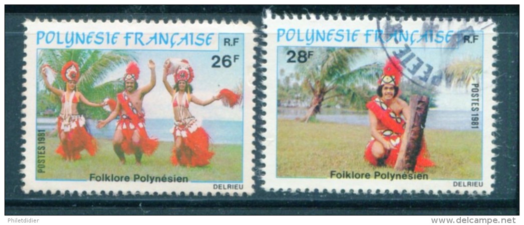 Polynesie Y&T N°165 Et 166 Oblitérés - Oblitérés