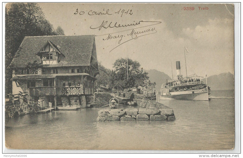 Suisse - Uri - Treib Bateau 1912 - Other & Unclassified