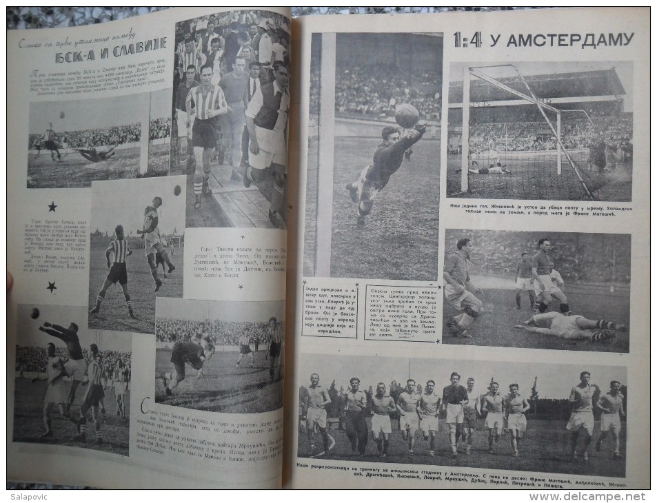 JUGOSLOVENSKA SPORTSKA REVIJA BROJ 9, 1939, KRALJEVINA JUGOSLAVIJA, NOGOMET, FOOTBALL - Livres