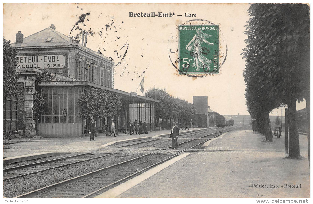 60-BRETEUIL- EMBRANCHEMENT -LA GARE - Breteuil