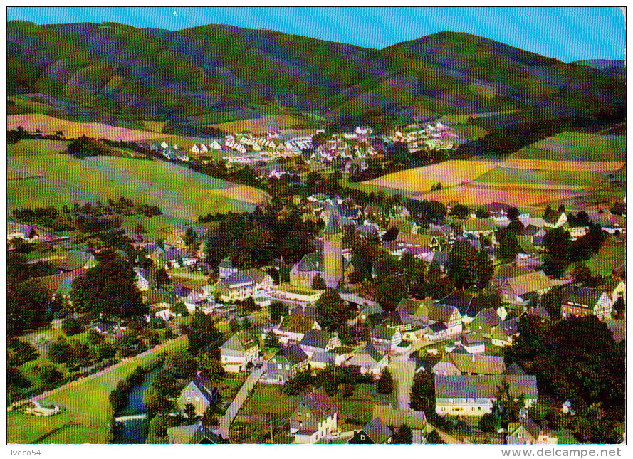 Saalhausen - Lennestatd  "Hochsauerland " Vers Theux Belgique . - Arnsberg