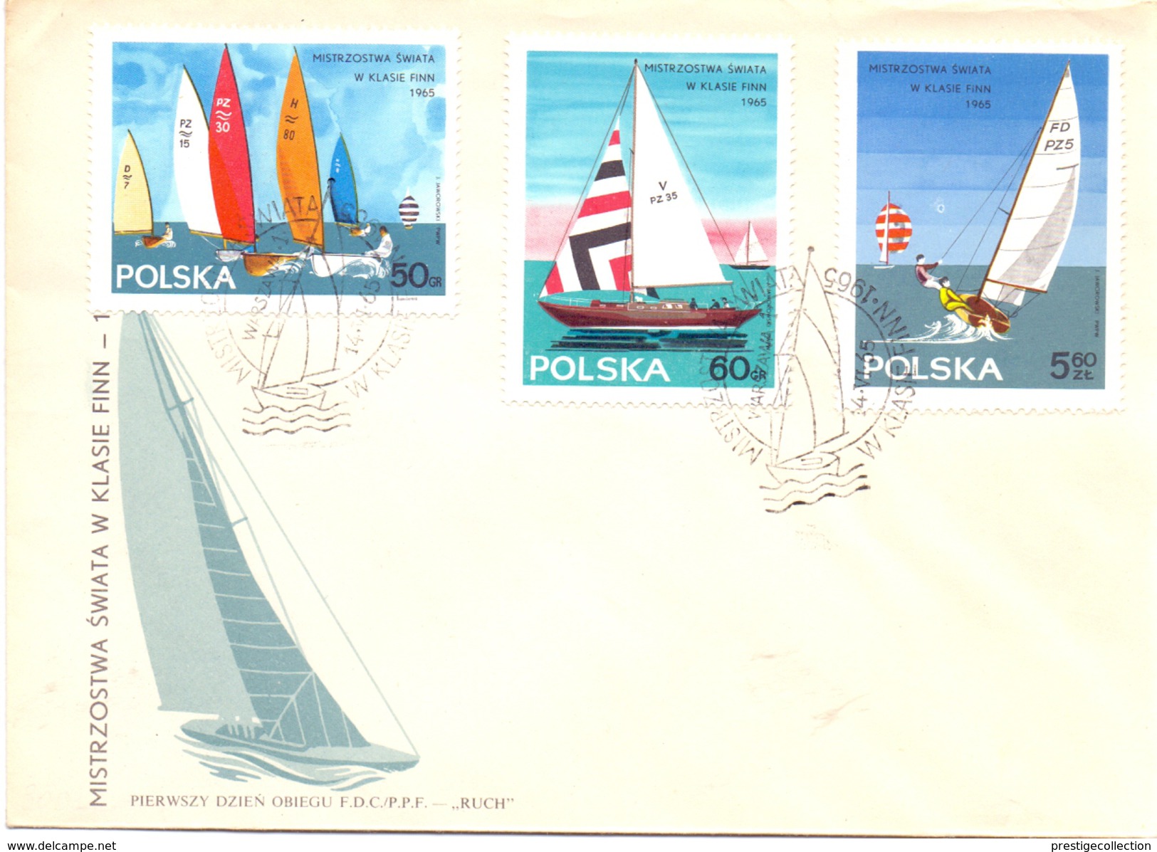 POLAND  SAILING SET 4 PIECES 1965   (SET160314) - Vela