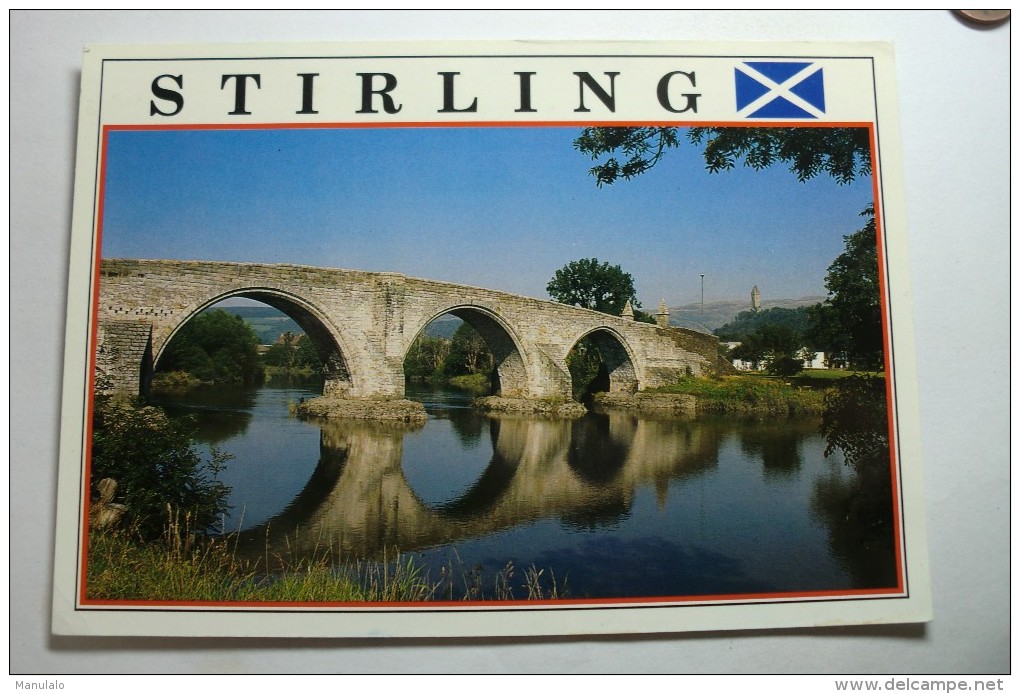 Stirling - Old Bridge Over The River Forth - Wigtownshire