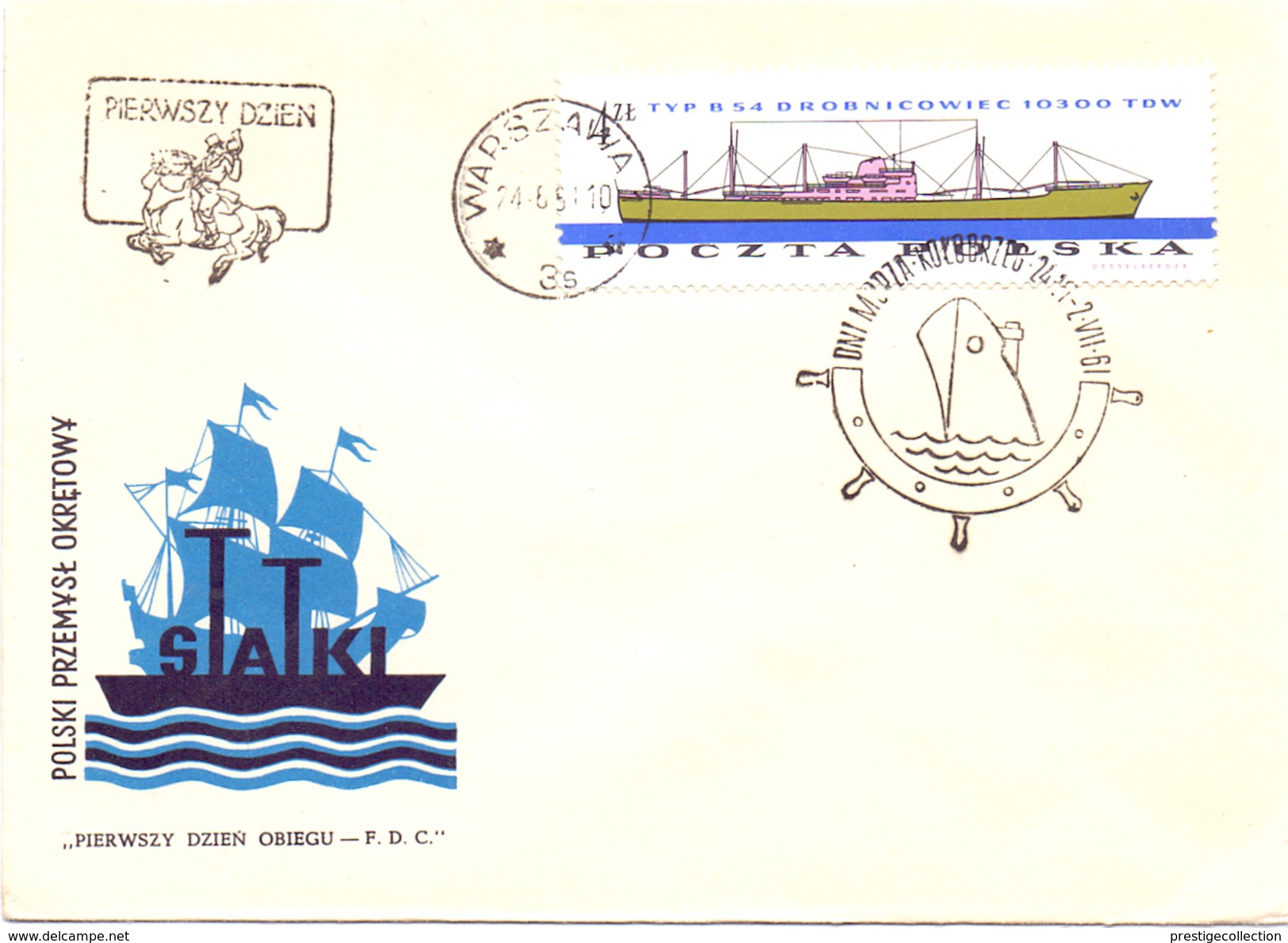 POLAND  NAVIGATION  SET 5 PIECES 1961   (SET160319) - Vela