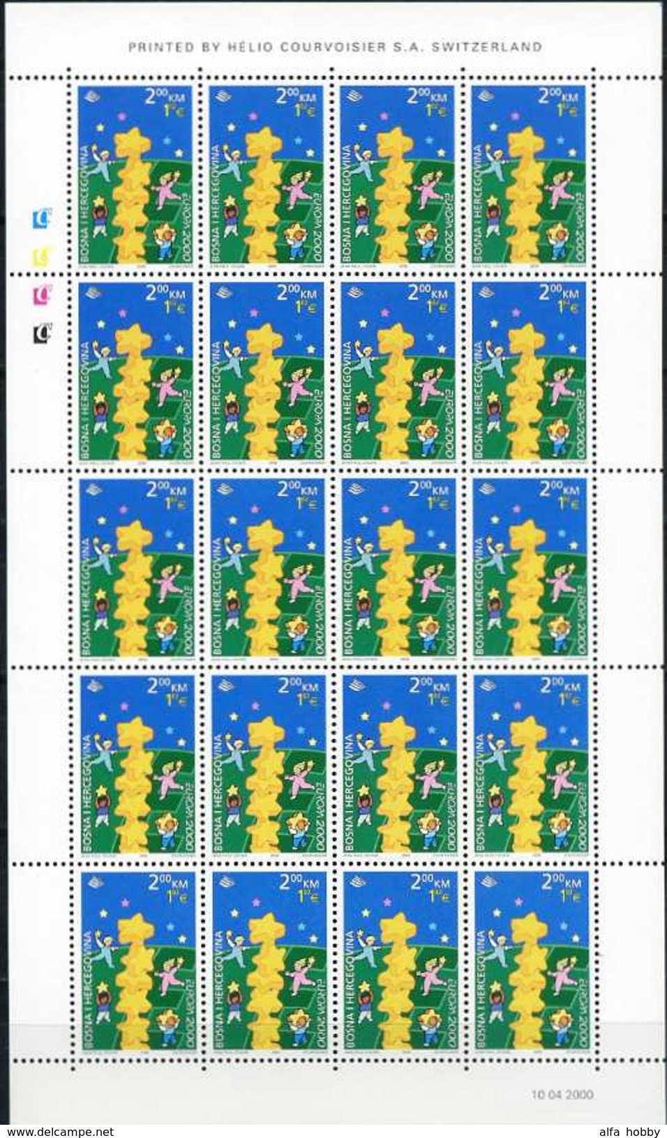 Bosnia Herzegovina Europa 2000, Sheet - 2000