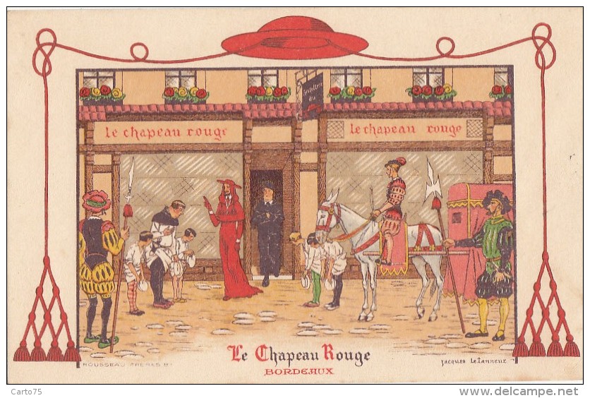 Hôtels Et Restaurants - Publicité - Histoire Religion Militaria - Illustrateur Le Tanneur - Hotels & Restaurants