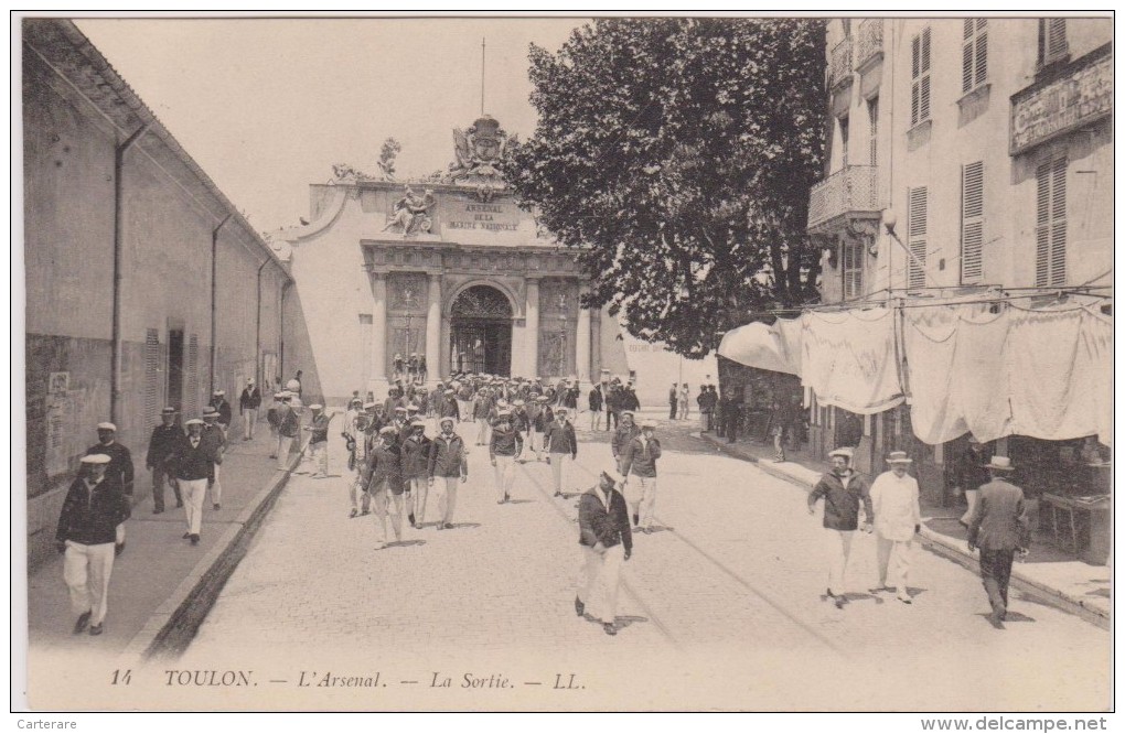 Carte Postale Ancienne,83,var,TOULON,IL Y A 100 ANS,PHOTO LEVY - Toulon