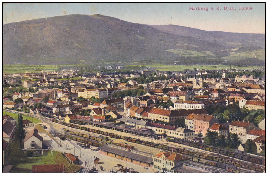 GERMANY, 1900-1910s; Marburg A.D. Drau. Totale - Other & Unclassified